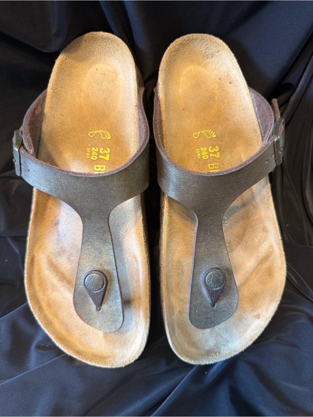 Birkenstock Gizeh Thong Sandals Copper Brown Womens 6 EU 37 - Picture 10 of 10